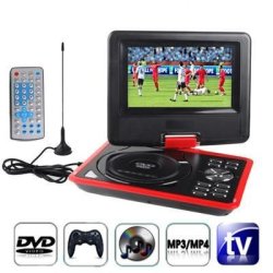 7.5 Inch Tft Lcd Screen Digital Multimedia Portable DVD With Card Reader & USB Port Support Tv P...