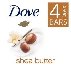 Dove Purely Pampering Shea Butter Beauty Soap 4 X 90G