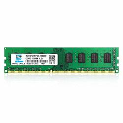 Motoeagle 4GB DDR3 1333MHZ Dimm PC3-10600 PC3-10600U 2RX8 CL9 1.5V 240-PIN Non-ecc Unbuffered Desktop Memory RAM Module Compatible With Intel Amd System