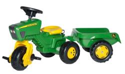 Rollytrack John Deere With Sound And Rollykid Trailer