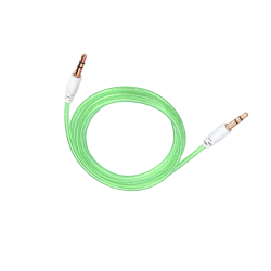 1m Audio Cable in Green