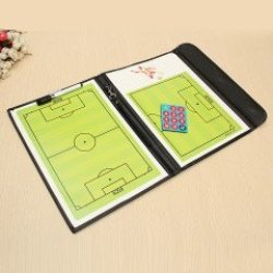 Magnetic Training Football Coaching Board Folder Tactical Kit Soccer Sports