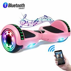 CBD 6.5 Hoverboard W bluetooth Speaker Self Balancing Hoverboard For Kids With LED Lights Ul 2272 Certified Bluetooth Pink Hoverboard