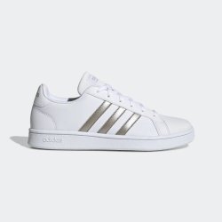 Adidas Grand Court Base Ladies Shoes 4 White silver