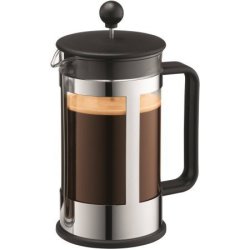 Bodum Kenya 8-CUP French Press Coffee Maker 34-OUNCE Stainless Steel Black