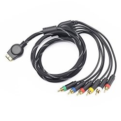 Greatlink PS3 Component Av Cable 6 Feet Premium High Resolution Hdtv Component Rca Audio Video Cable For Sony Playstation 3 PS3 And Playstation 2 PS2 Gaming Console