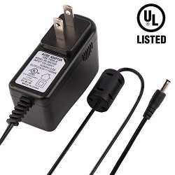 LotFancy 9.5V Ac dc Adapter By - Ac Adapter Power Supply Charger For Casio Piano Keyboard Replacement For Casio ADE95100LU 100-240V Ac To 9.5V Dc