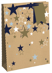 Multiple Stars XL Wide Gift Bag