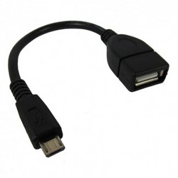 Astrum USB 2.0 Micro Male to USB Female 20cm OTG