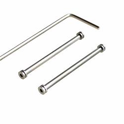 Screw Tube Rod For Bell & Ross Aviation Instruments Br 03 Mens Watch Band Silvery Color