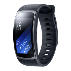 Samsung HHP Samsung Galaxy Gear Fit2 Sm-r3600da 4gb Bt- Black Large Fits Wrists 155 - 210 Mm