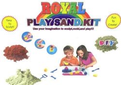 Royal Play Sand Kit 100% Fun 100% Creative 100% Safe