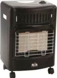 Alva 3 Panel Domestic Heater in Black