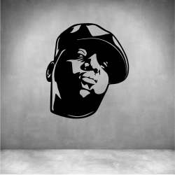 The Notorious Big-biggie - Matt Silver L 800 X H 1000MM