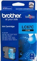 Brother Cyan Ink Cartridge - MFC490CW MFC795CW DCP6690CW MFC-6490CW - Replaced LC1100C