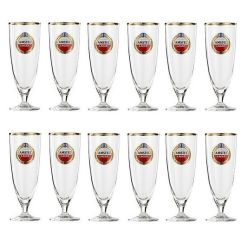 Ritzenhoff Amstel Draught Glasses 500ML Beer Glasses - 12 Pack