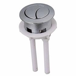 4.49INCH Length Silver Dual Flush Toilet Water Tank Push Buttons Rods