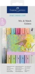 Faber-Castell Gelatos Mix & Match Water Soluble Crayons - Pastels Set Of 15