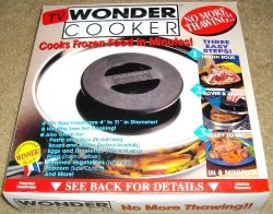 WONDER Cooker Miracle Lid No More Thawing Cooks Frozen Food In Minutes