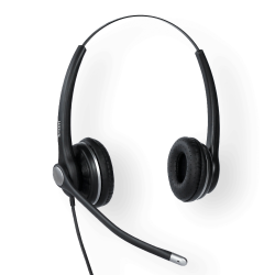 Snom A100 Binaural Headset - Wideband - Noise Cancellation - -A100D