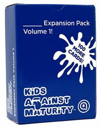 Kids Against Maturity: Card Game For Kids And Humanity Super Fun Hilarious For Family Party Game Night Expansion Pack 1