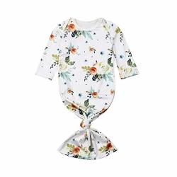 Sushine Baby Gown Newborn Knotted Infant Sleeper For Baby Girl And Boy