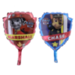Paw Patrol Small Square Stick Balloon Assorted Item- Supplied At Random
