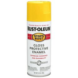 Stops Rust Enamel Spray Gloss Sunburst Yellow