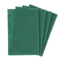 Pad Thinline Green Hand Pads 14 X 21CM Pack 10