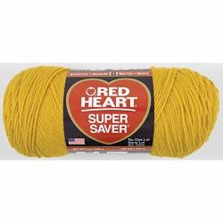 Red Heart Super Saver Yarn-gold
