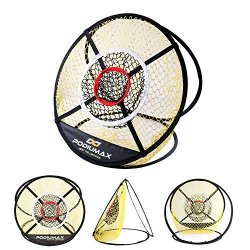 Podiumax 24" Circular Pop Up Golf Chipping Net Indoor outdoor Golfing Target Net For Accuracy And Swing Practice Portable