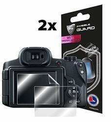 Ipg For Canon Powershot SX70HS 2 Units Screen Protector Skin Lifetime Replacement Warranty Invisible Protective HD Clear Guard - Smooth bubble -free