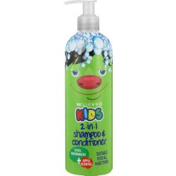 Clicks Kids 2IN1 Shampoo For Boys Watermelon And Apple 400ML