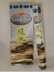 Feng Shui Metal Incense 20 Stick Tube