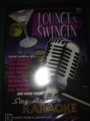 DVD - Sing Along Karaoke Lounge 'n' Swingin New Sealed
