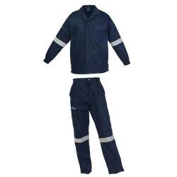 Pinnacle Welding & Safety Conti Suit Safety Overall With Reflective Tape D59 Flame Retardant & Acid Resist SIZE-48