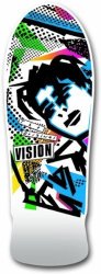 Vision Original Mg Reissue Skateboard Deck White 10 X 30-INCH
