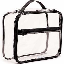  ONEGenug Clear Toiletry Bag Thick Transparent Cosmetic