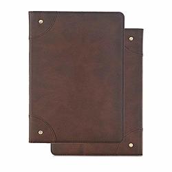 SM-T810 SM-T815 Samsung Galaxy Tab S2 9.7 Case And Cover Sammid Vintage Synthetic Leather Book Case With Stand For Samsung Galaxy Tab S2 9.7 - Dark Brown