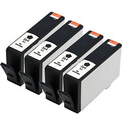 Loveink 4 Black High Yield Replacement Inkjet Cartridges For Hp 564XL 564 XL Photosmart D7500 D7560 C309 C310 C410 C510 B209 B210 C309A
