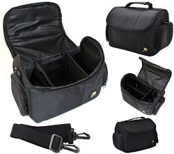 Large Deluxe Camera Carrying Bag Case For Nikon D3400 D5600
