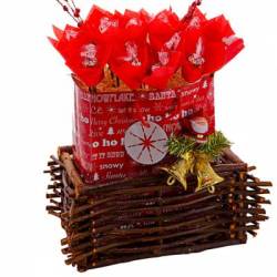 Christmas Basket Chocolate Sweets Hamper
