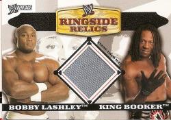 King Booker Vs Bobby Lashley - "wwe Smackdown" - Genuine Relic Card
