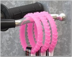 Ride On Pink Glow N Dark Knobby Dirtbike Tire Wristband