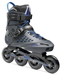 ROCES 400470 Men's Model Vidi Fitness Inline Skate Us 9 Charcoal strong Blue