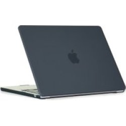 Tuff-Luv Clear Hard-shell Crystal Case For The New Apple Macbook Air 15 M2 Chip - Black