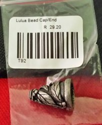 Artini Crafts - Lulia Hand Made Bead Cap end