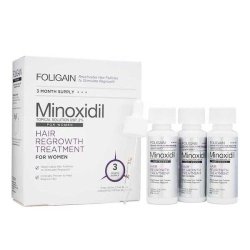 Foligain 2% Minoxidil Hair Loss Treatment - Woman 3 Month Supply
