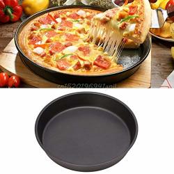 Jindroslove 1PC Baking Tray Cake Mould Pie Oven Pan Non Stick Barbecue Pizza Pans Dish T025 - Oven Pans Steel Tray Stone Rack Baking