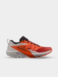 Salomon Mens Sense Ride 5 Orange red Trail Running Shoes